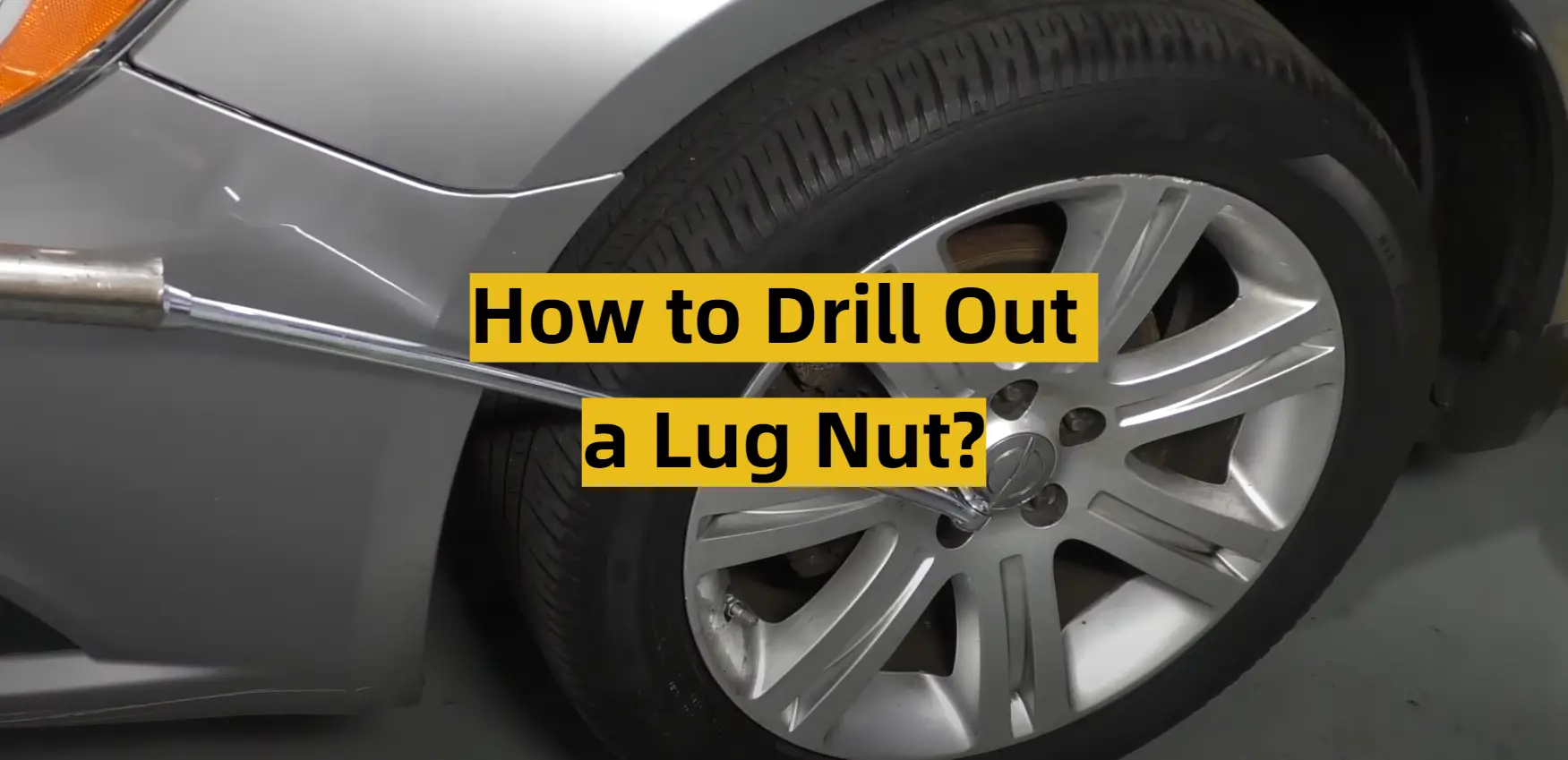 Easy Steps to Drill Out a Stubborn Lug Nut Work gloves