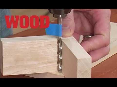 Tips and Techniques for Drilling Straight into Wood 8. Finish the wood