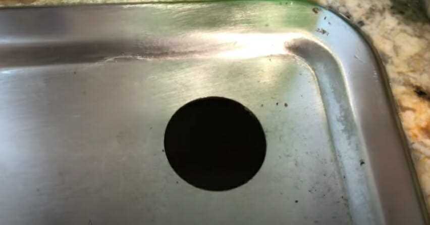 Easy Steps to Drill Through a Stainless Steel Sink Step 2: Mark the center
