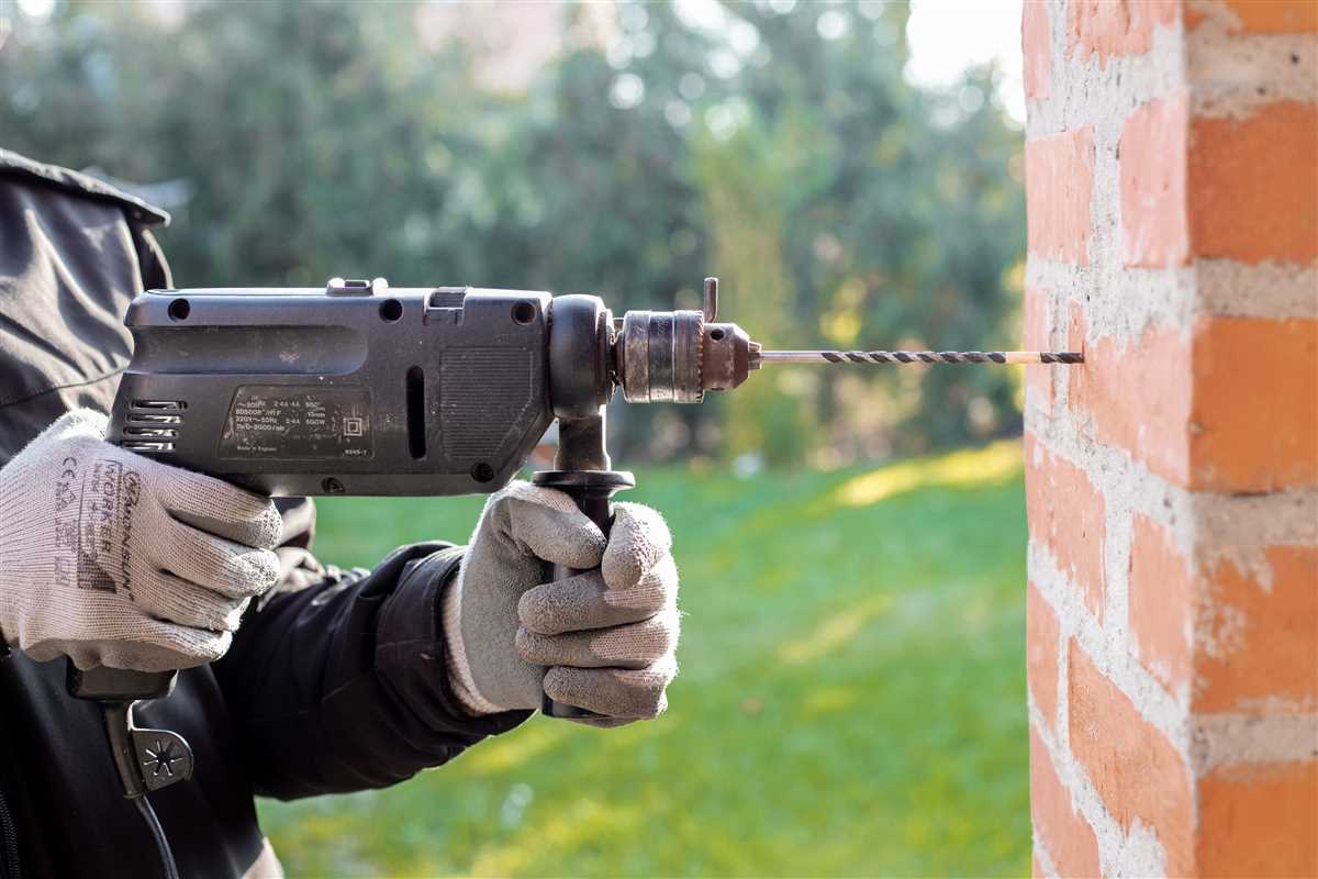 Drilling Through Brick: Tips and Techniques Using the Proper Drilling Technique