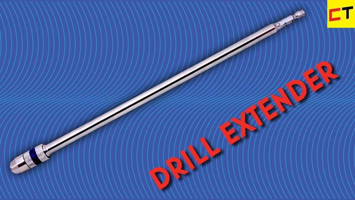 Increase the Length of Your Drill Bit with These Easy Steps Step 5: Drill the hole