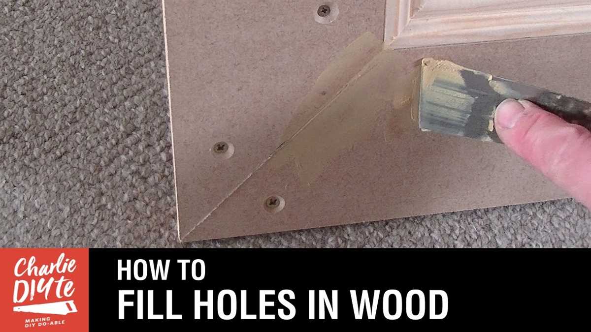 How to Fill a Drill Hole in Wood: A Step-by-Step Guide Step 8: Fill the Hole