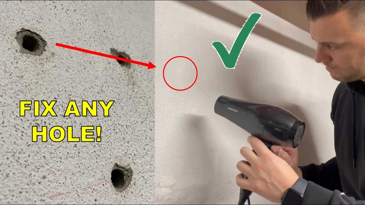 Easy Ways to Fill Drill Holes in Concrete Alternative Methods to Fill Drill Holes