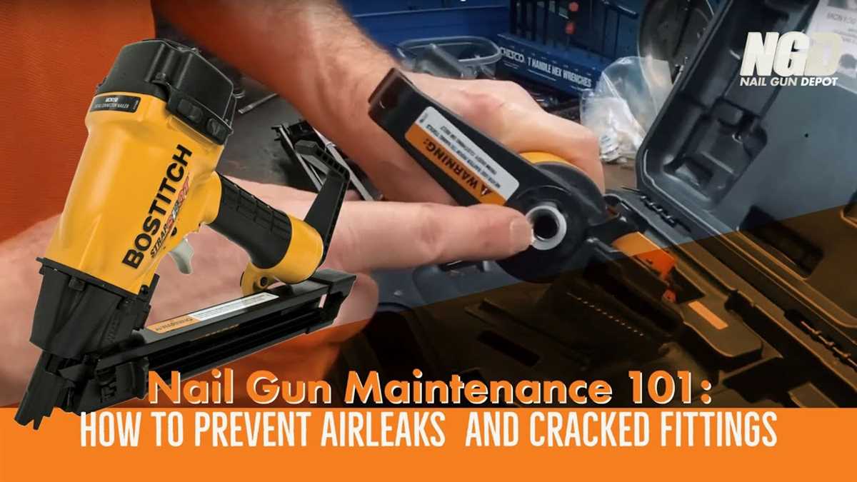 How to Easily Fix a Nail Gun: Step-by-Step Guide Step 3: Clean the Parts
