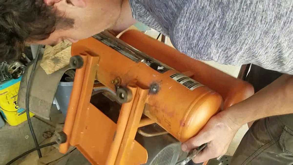 Fixing an Air Compressor Tank Leak: A Step-by-Step Guide 5. Work in a Well-Ventilated Area