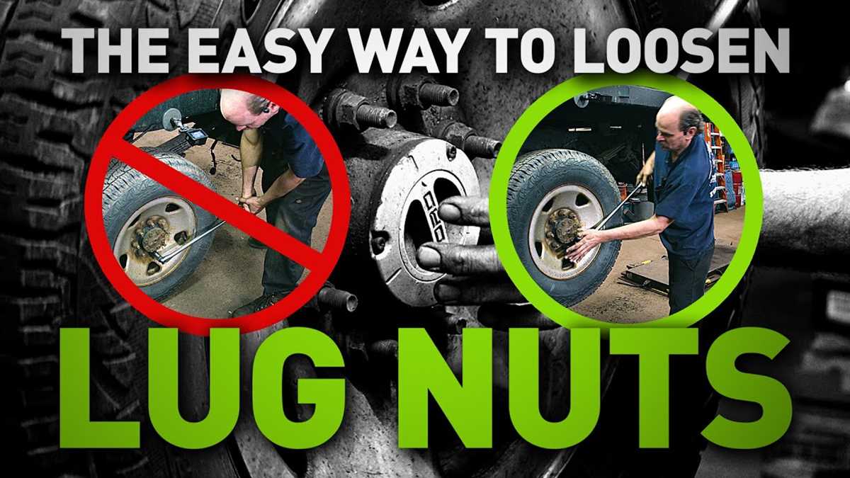 How to Remove Lug Nuts without a Wrench - Step-by-Step Guide Loosen the Lug Nuts with a Tire Iron