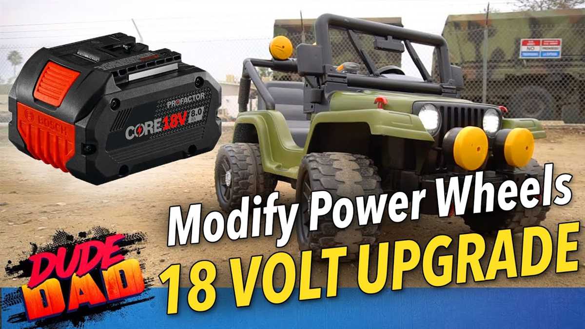 Hooking up a Drill Battery to Power Wheels: A Step-by-Step Guide Step 2: Remove the Old Battery