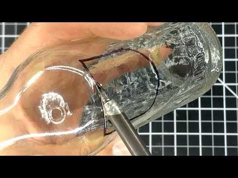 How to Create a Hole in a Glass Bottle Using Alternative Methods 5. Start with a small hole