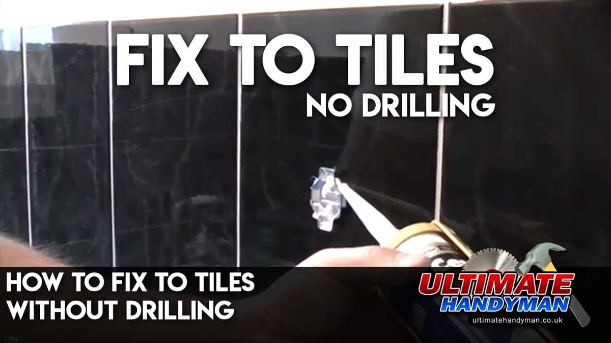 How to create a hole in tile without using a drill Step-by-step guide to using a hole saw to create a hole in tile