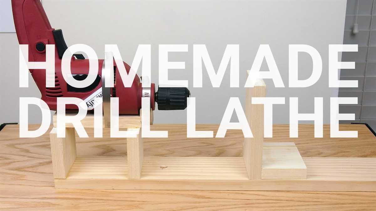 How to Make a Lathe Out of a Drill: A Step-by-Step Guide 2. Secure the drill to the workbench