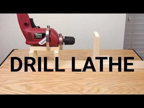 How to Build a DIY Wood Lathe Using a Drill Set Up Proper Lighting
