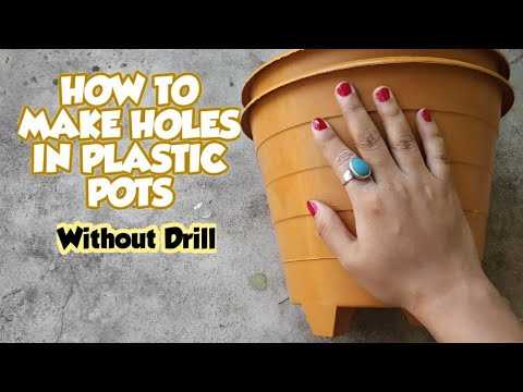 How to Create a Hole in a Plastic Bucket Without a Drill Method 2: Using a Heated Screwdriver