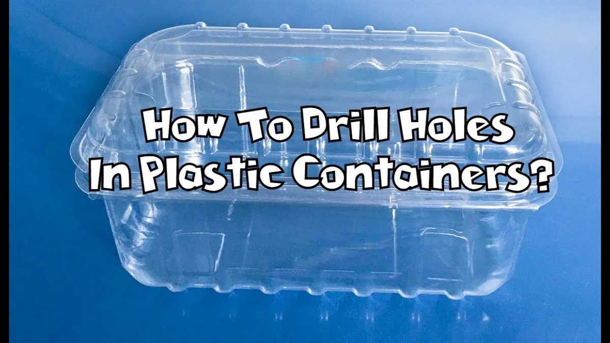 How to Create a Hole in a Plastic Bucket Without a Drill Overview