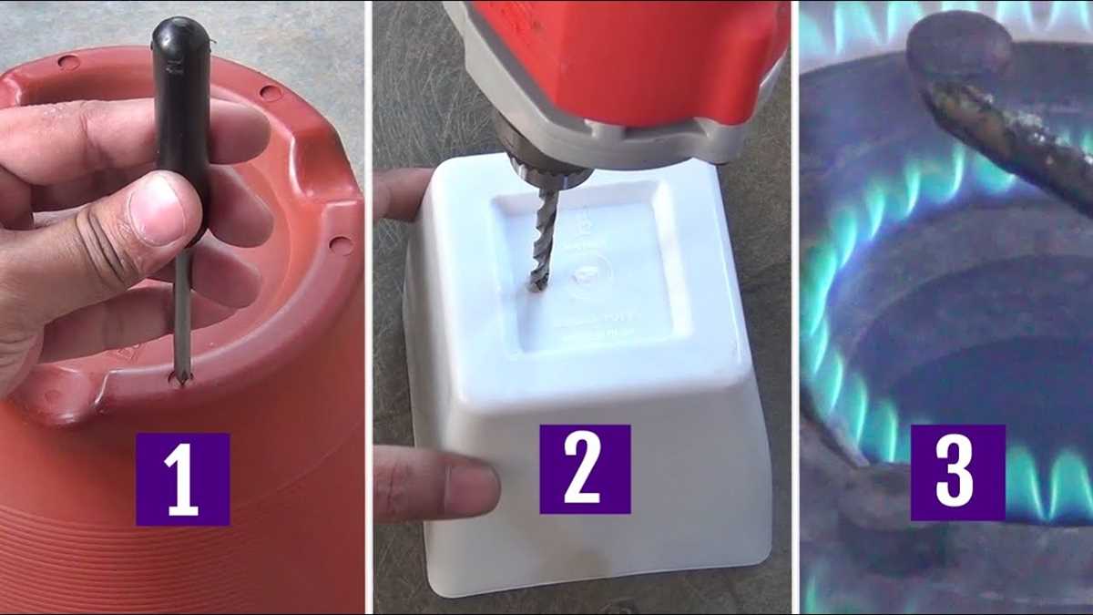 5 Creative Ways to Make Holes in Plastic Pots Without a Drill Use a heated nail