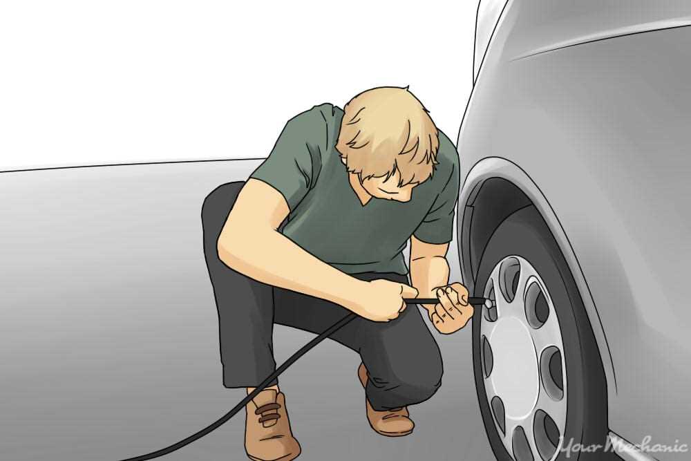 How to Inflate Tires Using an Air Compressor Tank size