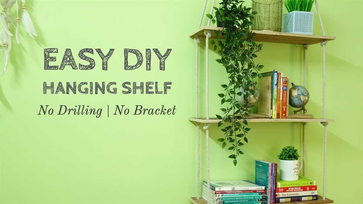 How to Hang a Shelf Without Using a Drill: A Step-by-Step Guide Installing Shelf Brackets