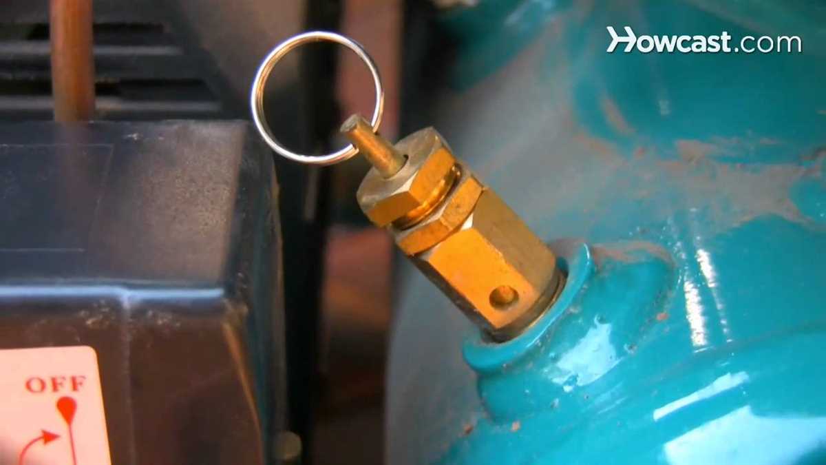 5. Release pressure before maintenance