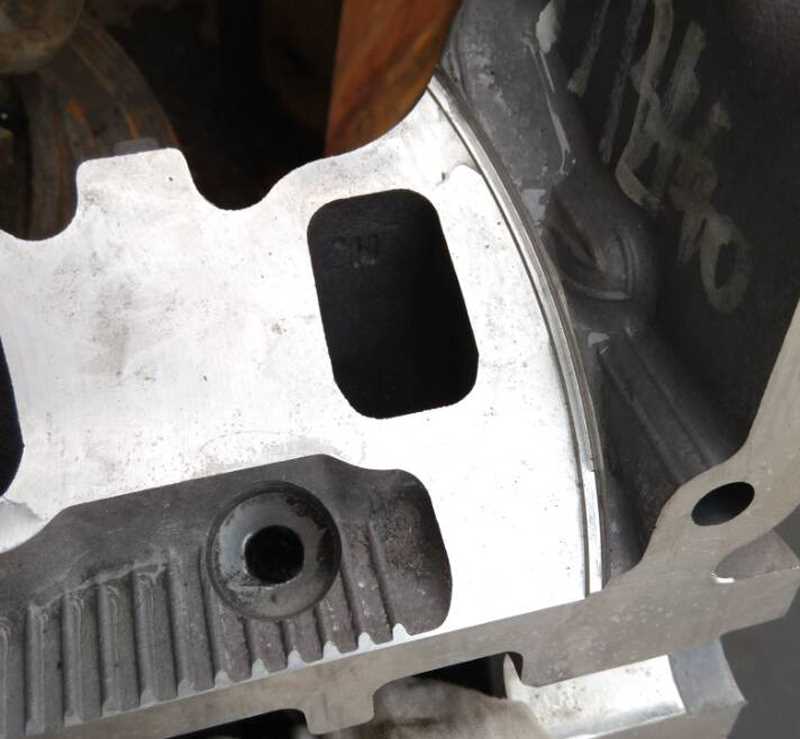 Inspect the broken drill bit