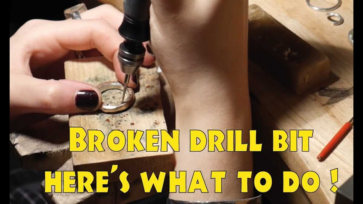 How to remove a broken drill bit from wood: Tips and tricks 3. Tap it out