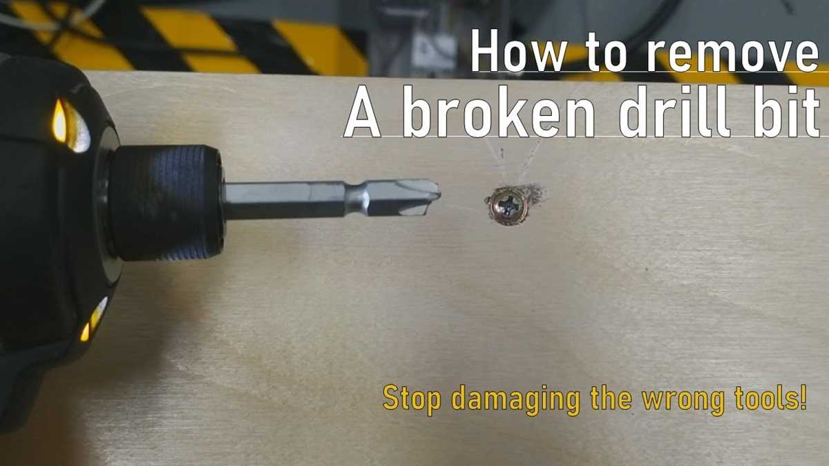 How to remove a broken drill bit from wood: Tips and tricks 11. Dispose of the broken drill bit