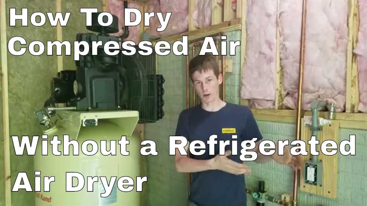 How to Remove Moisture from an Air Compressor Types of Moisture Removal Systems