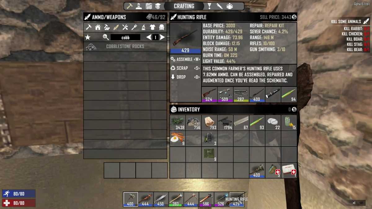 Learn how to repair a wrench in 7 Days to Die 6. Store your wrenches properly