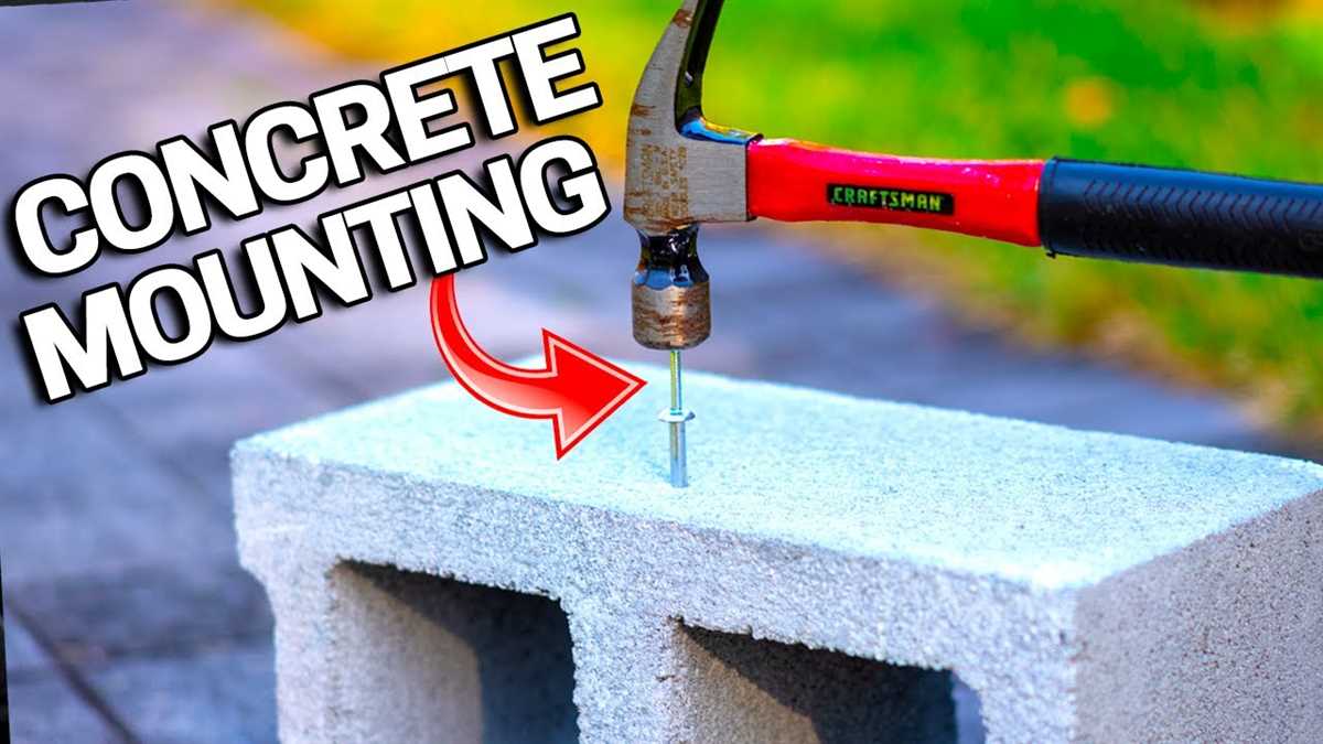 How to Attach Objects to a Concrete Wall Without a Drill Installing Wall Anchors for Medium-weight Objects