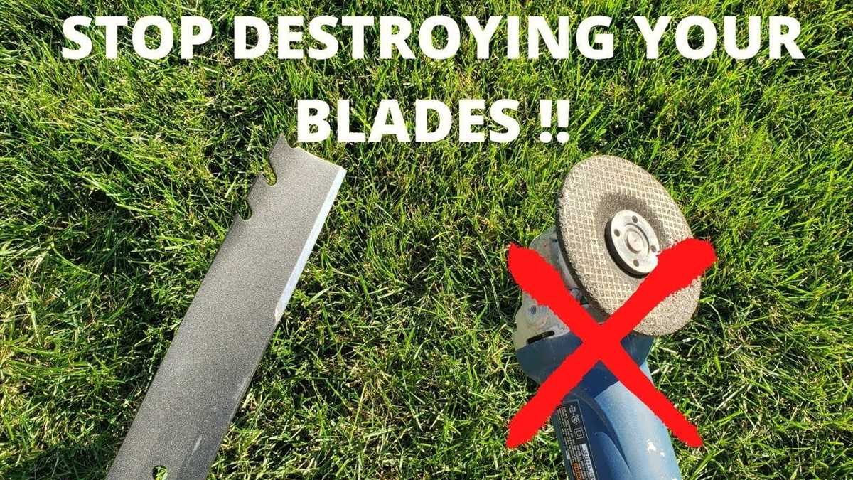 Sharpening Lawn Mower Blades: A Step-by-Step Guide with Angle Grinder 4. Work in a well-ventilated area