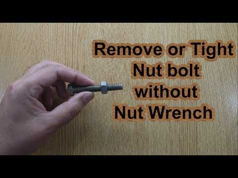 How to Tighten a Bolt Without a Wrench: Easy Tips and Techniques 3. Using a makeshift wrench
