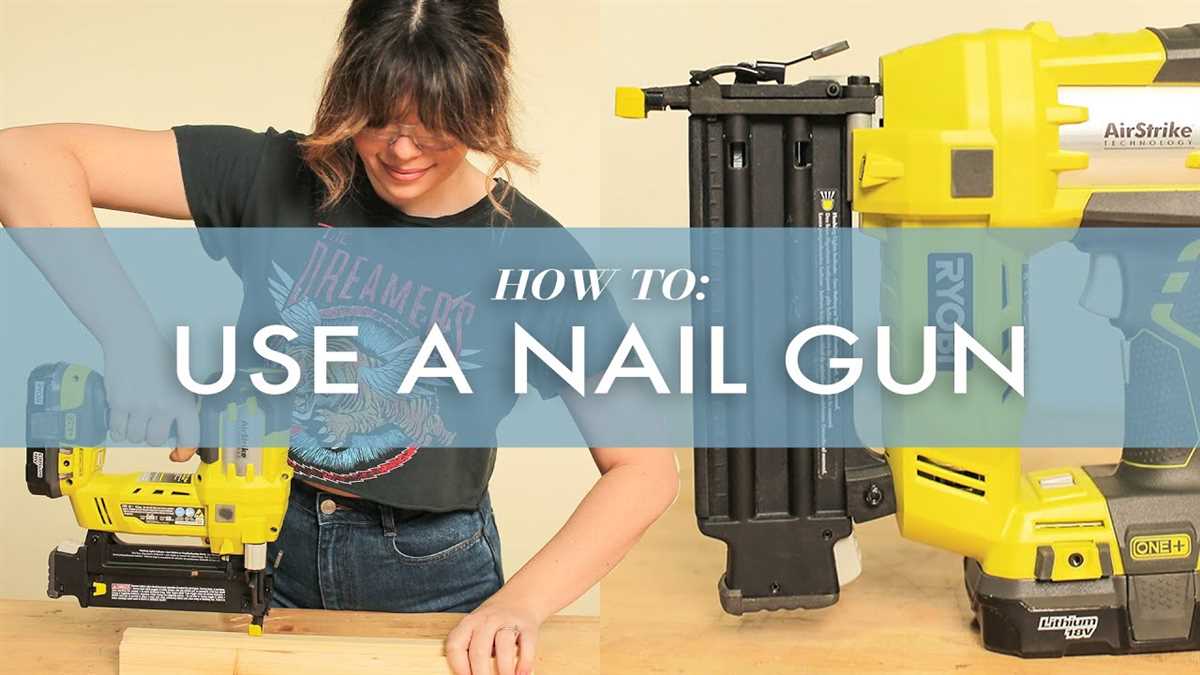 Step-by-Step Guide: How to Use a Nail Gun Properly - Nail Gun Safety Tips Adjusting the Nail Gun Settings