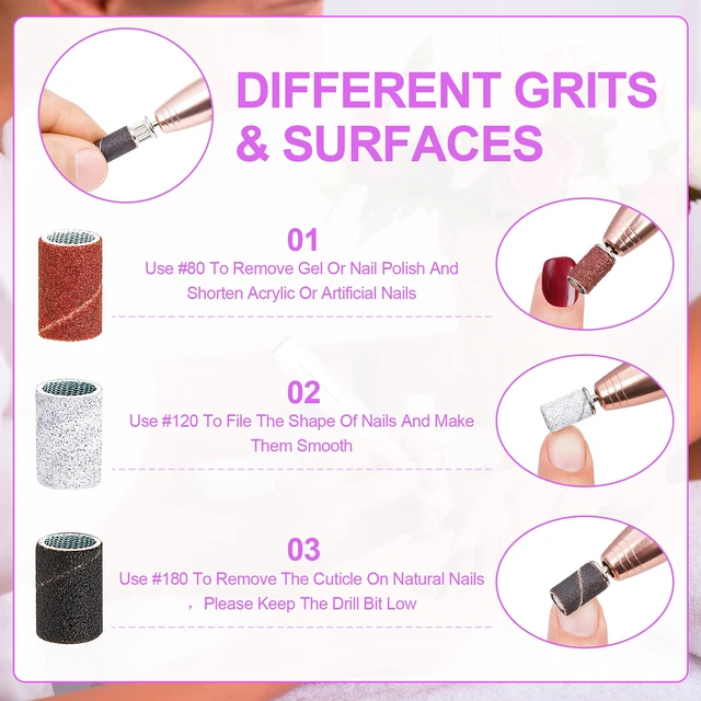 Using Sanding Bands: A Nail Drill Guide 2. Shaping the Edges