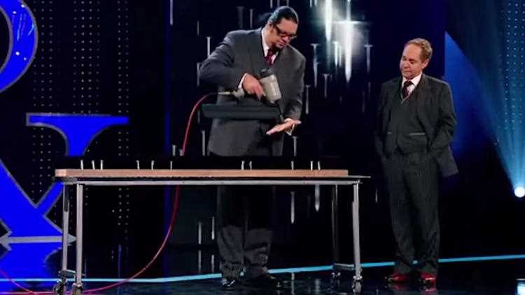 The Secret Behind Penn and Teller's Nail Gun Trick Revealed 1. Special Nail Gun