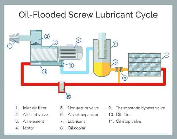 Understanding the Operation of a Rotary Screw Air Compressor Energy Efficiency