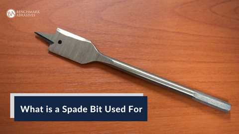 What are spade drill bits used for Advantages and limitations