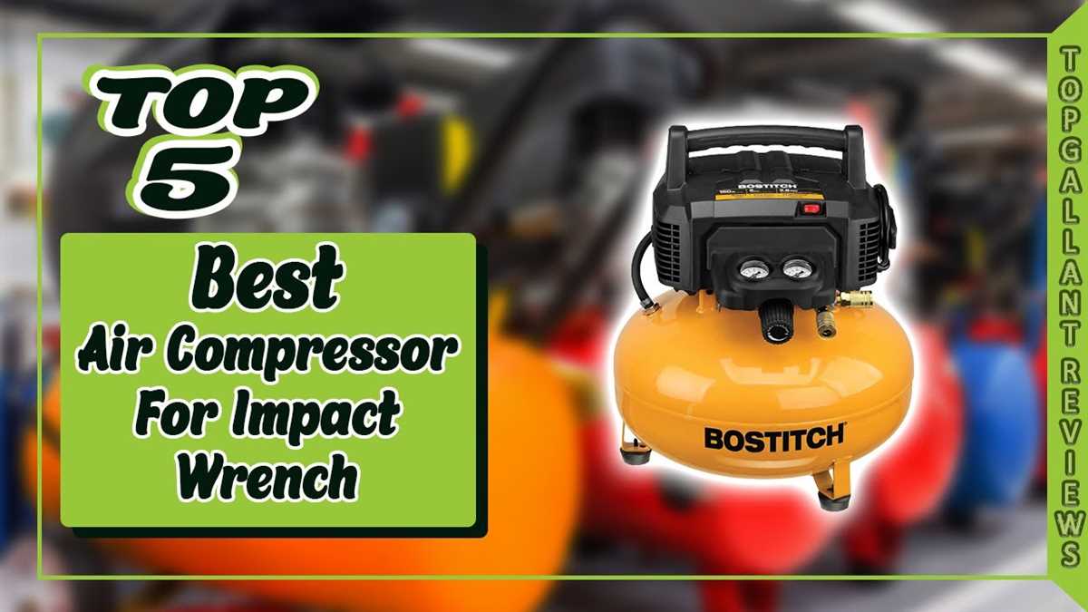 Choosing the Best Air Compressor for Impact Wrenches: A Comprehensive Guide 2. Tank Size