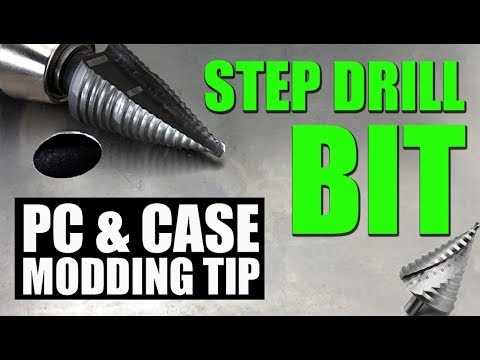 What is a step drill bit used for 1. Multiple Hole Sizes