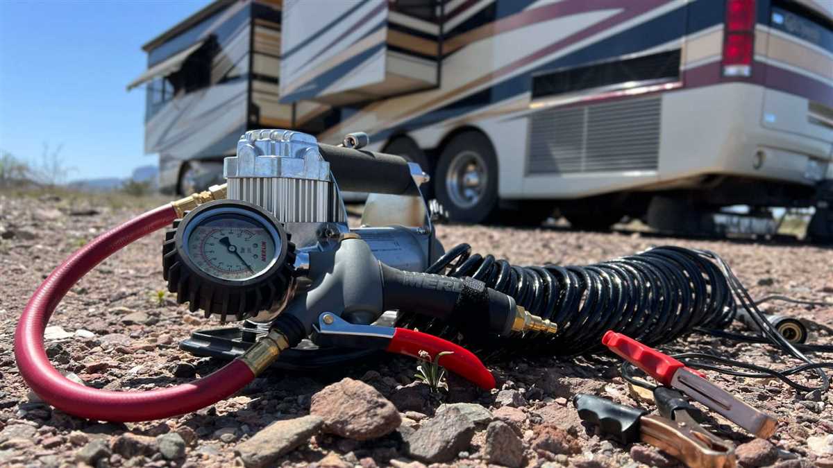 Choosing the Right Size Air Compressor for RV Tire Inflation Digital Pressure Gauge