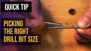 Choosing the Right Drill Bit Size for a 12 Wood Screw Measuring the Size of a Wood Screw