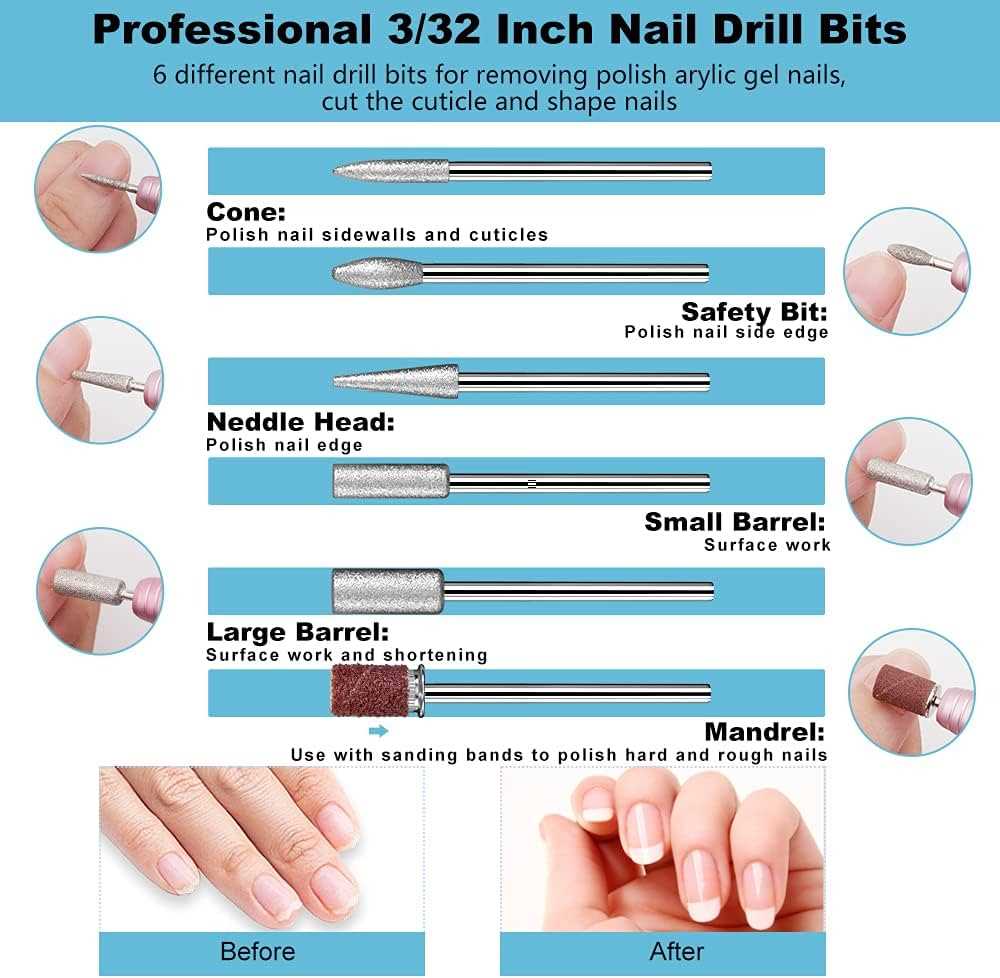 Choosing the Right Nail Drill Bit for Gentle Gel Polish Removal Flame Bits