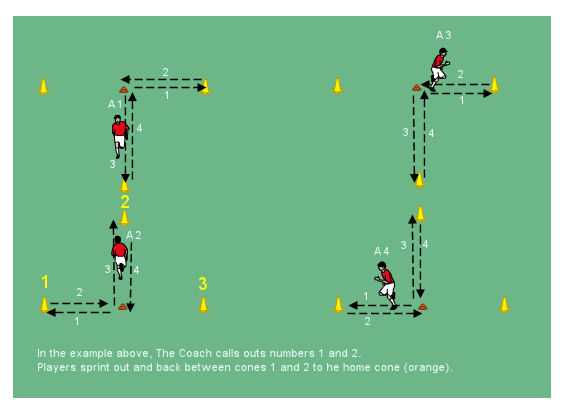 3. Cone Drills