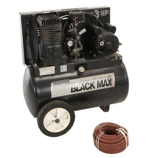 Who manufactures the Black Max air compressor? Power and Performance