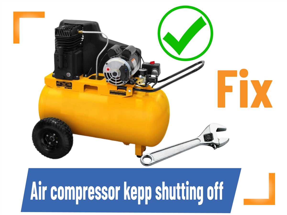 Why does my air compressor keep shutting off 2. Monitor and Drain Condensate