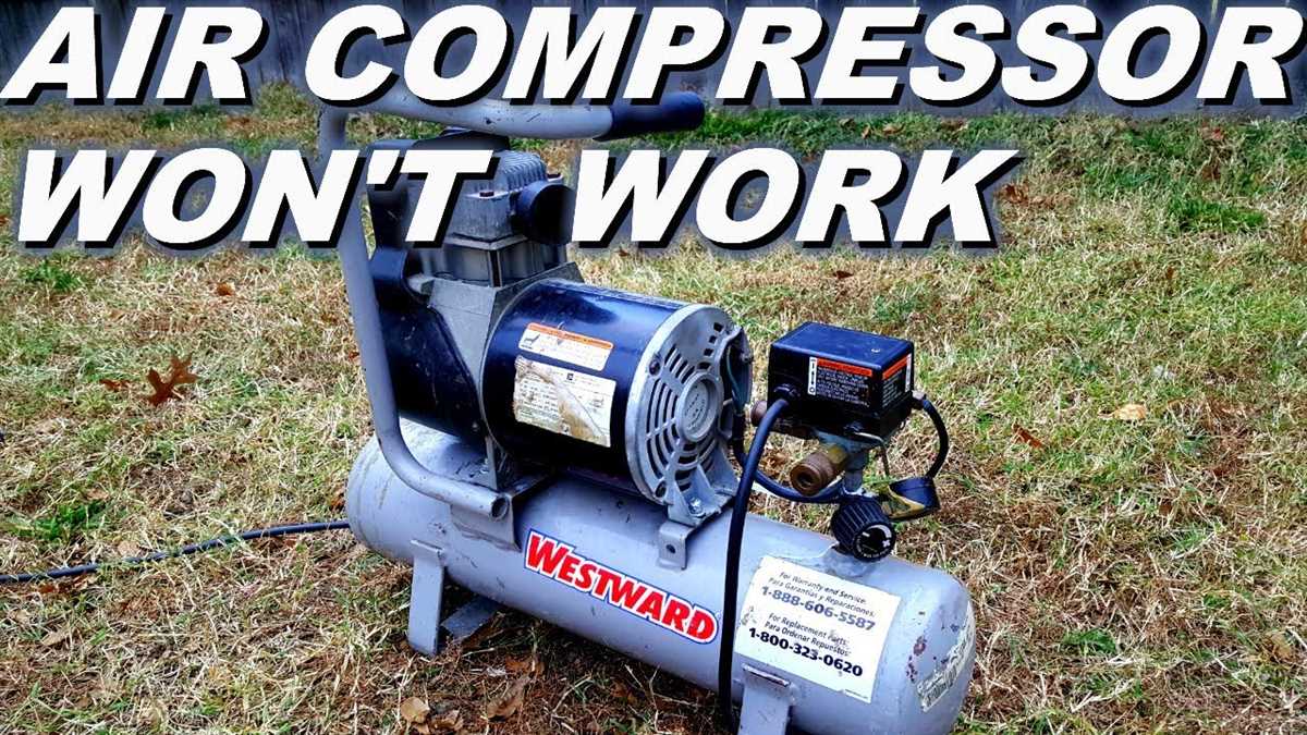 What to Do When Your Air Compressor Won't Turn On Motor Capacitor